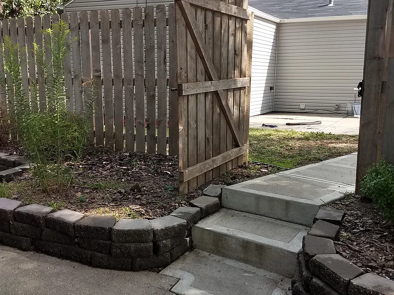 Gated backyard