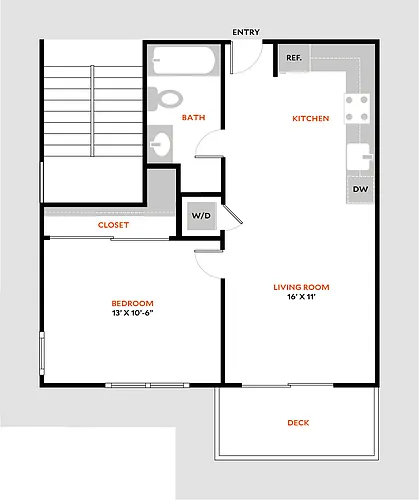 Floor plan Plan 1B