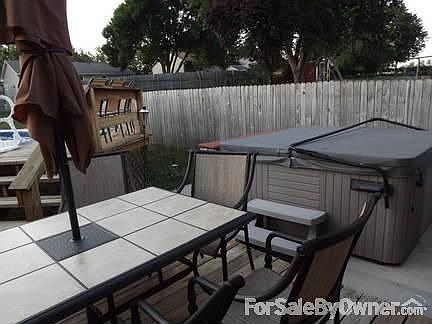 Backyard main deck
