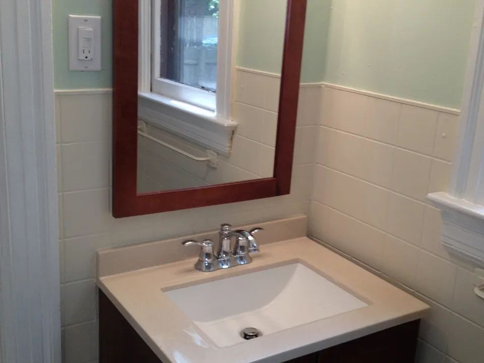Updated bath - view 1