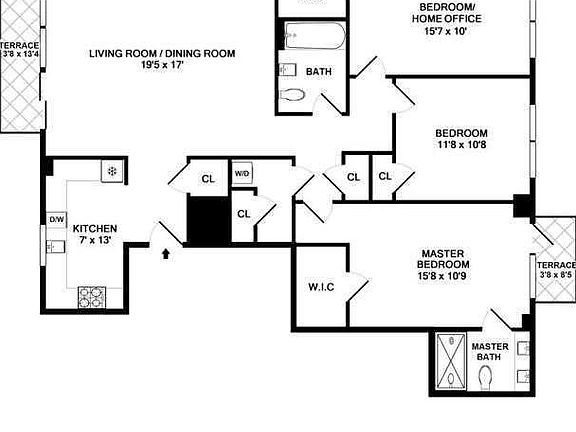 2nd image of 310 W 120th St Ph 8A