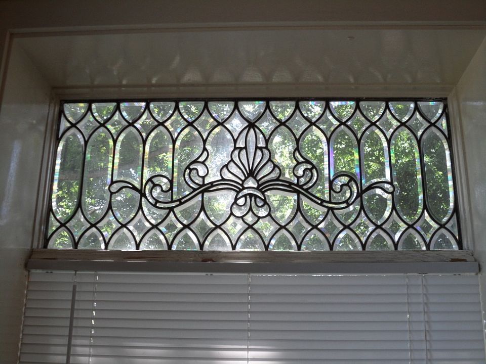 Beveled Glass in Living Room