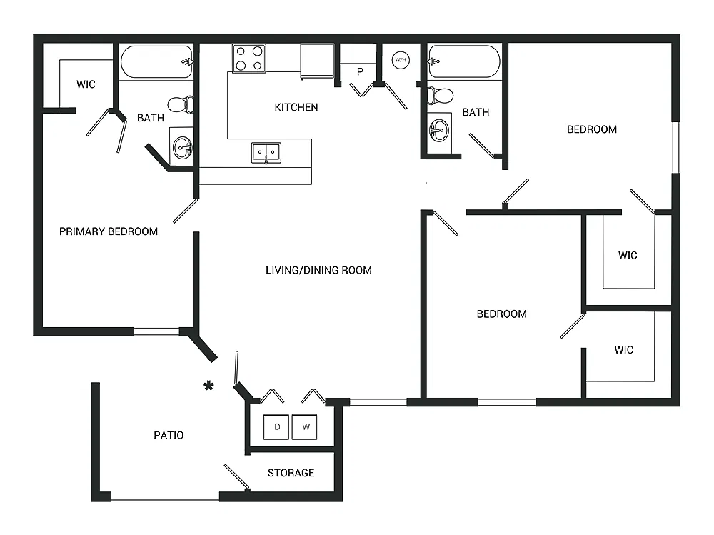 Floor plan Terrain
