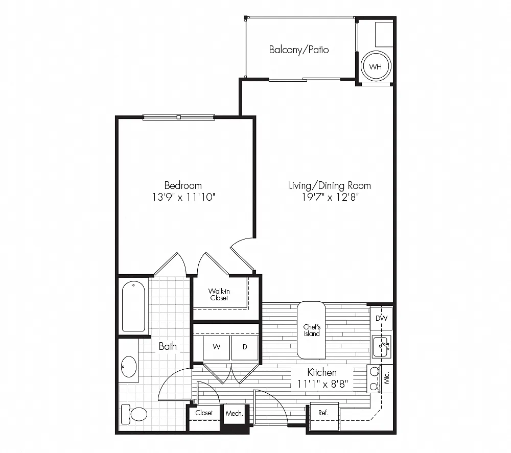 Floor plan 1B