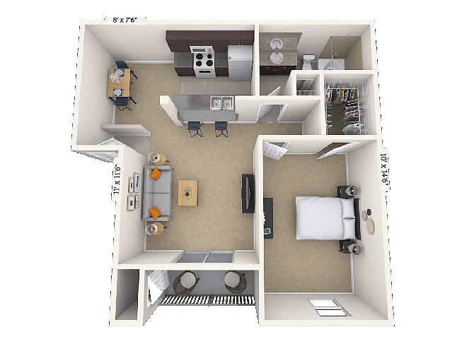 Floor plan The Italiante