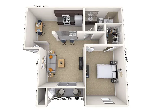 Floor plan The Italiante