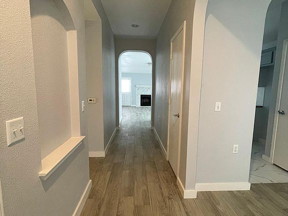 Hallway from front door entryway.
