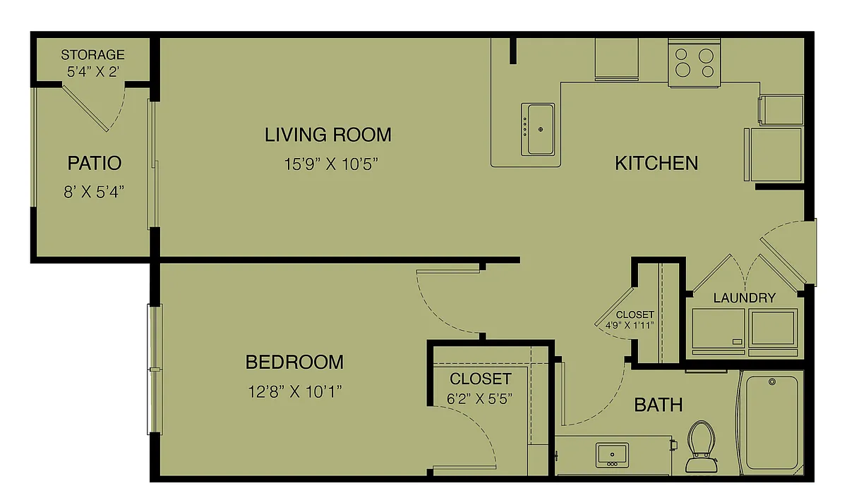 Floor plan A1-Bandera
