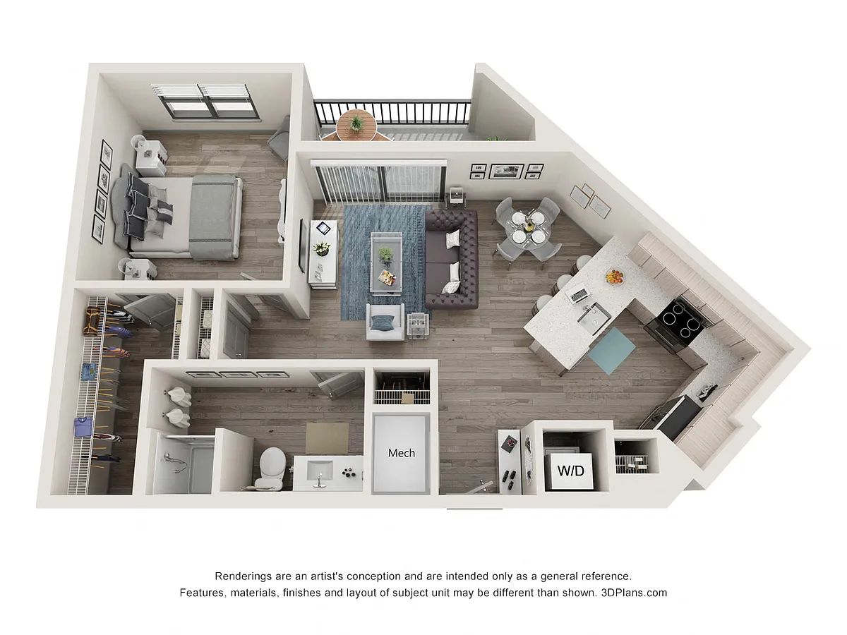 Floor plan 1C