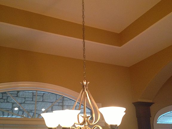 Cauffered Ceiling in Dining 