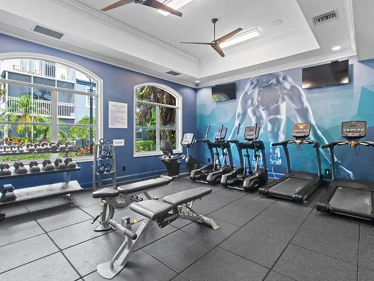 Machines and Equipment in Fitness Center at Verona at Boynton Beach Apartments in Boynton Beach, FL 33426