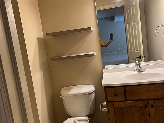 Lower level bath