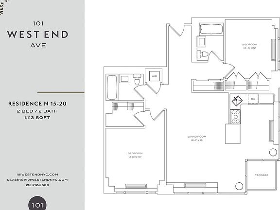 2nd image of 101 W End Ave APT 19N