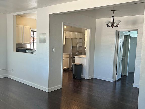 living, dining and kitchen view for main house