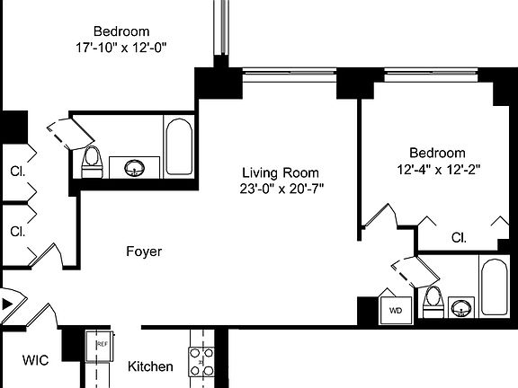 2nd image of 450 N End Ave APT 12H
