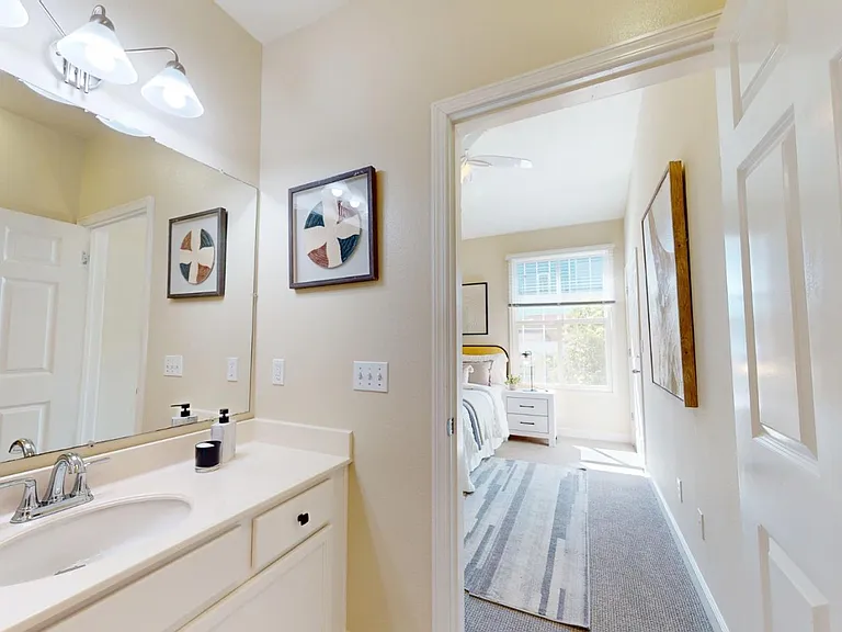 Master bathroom.