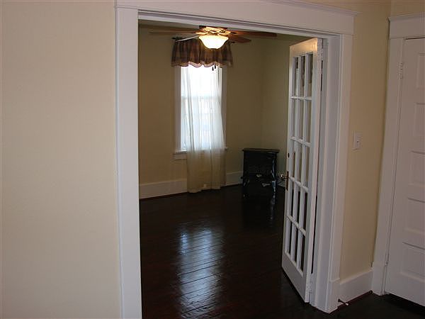 Upper hard wood floors