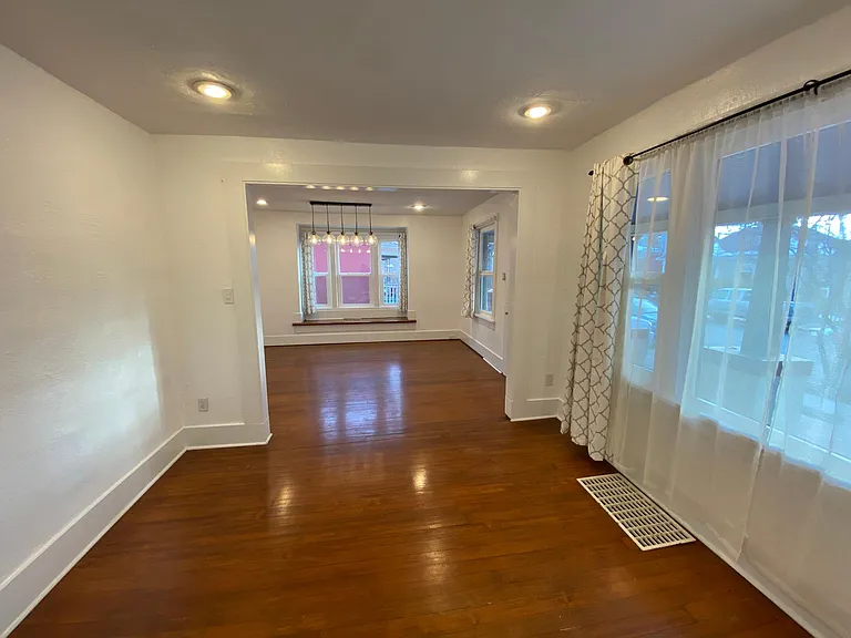 Newly painted entry/living/dining rooms.