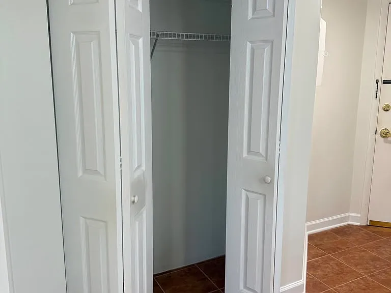 Storage closet near front door