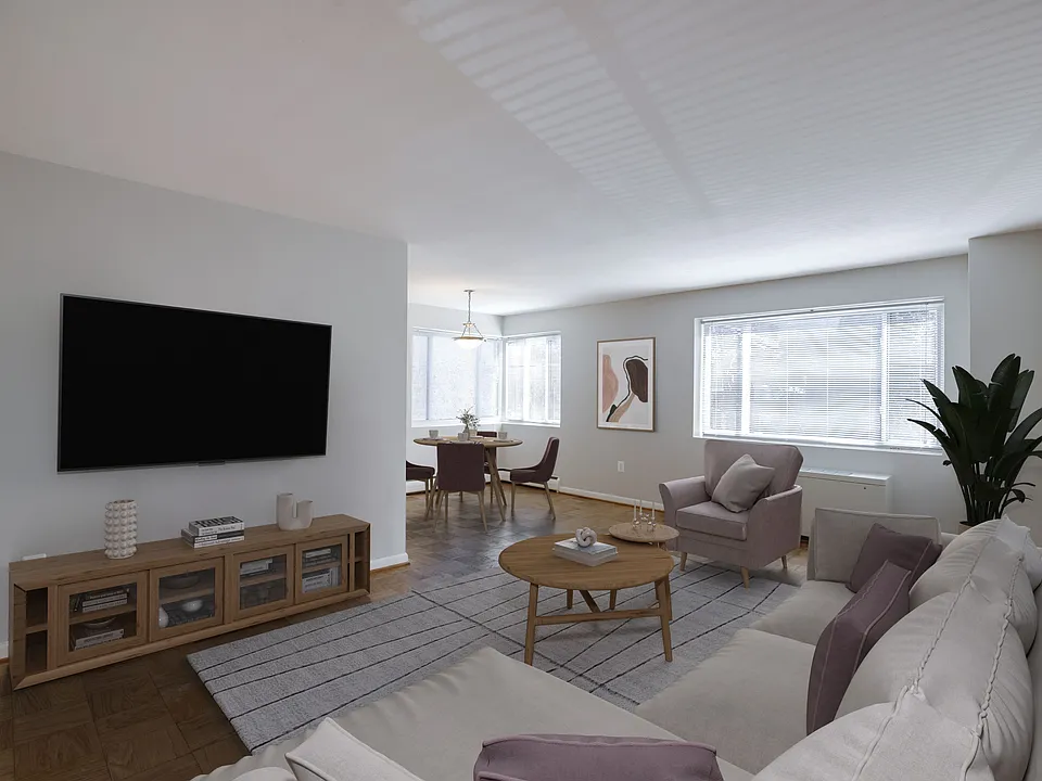 Living room (virtually staged)