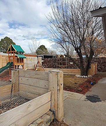 Right side of backyard 