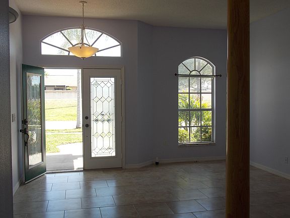foyer and living room