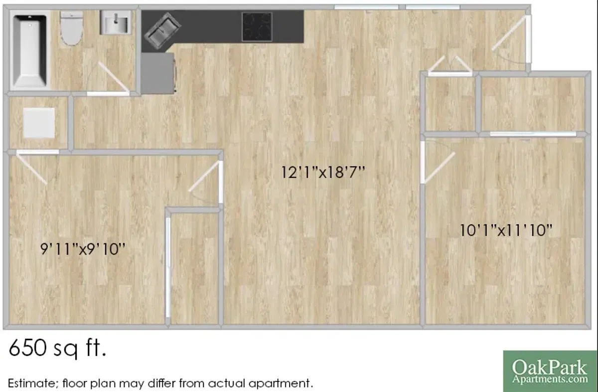 Floor plan 1121 D