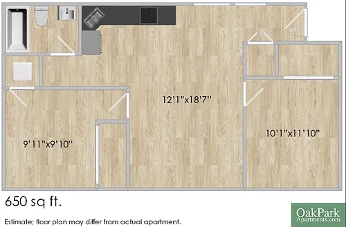 Floor plan 1121 D