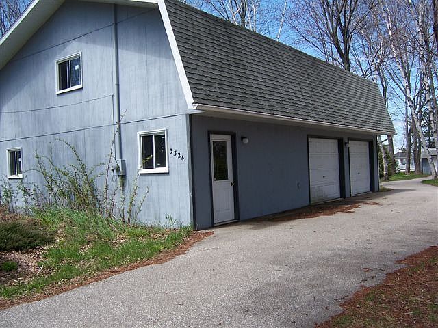2nd garage with heated shop