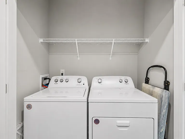 washer and dryer included