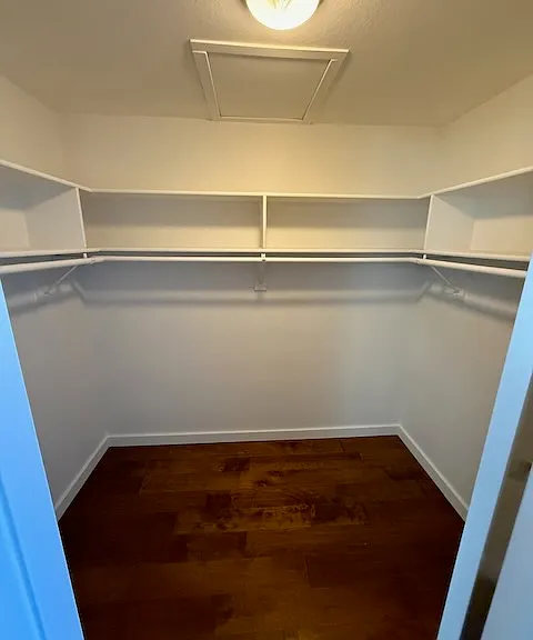 Master bedroom walk-in closet (2nd floor)