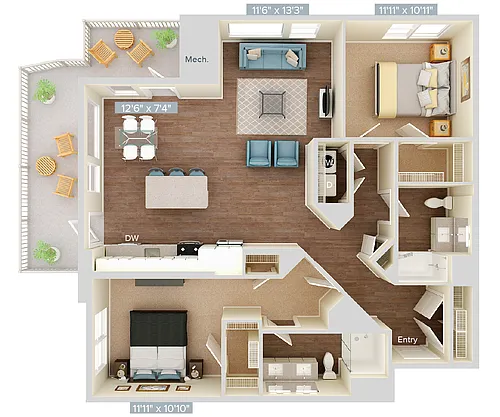Floor plan B6U_1264
