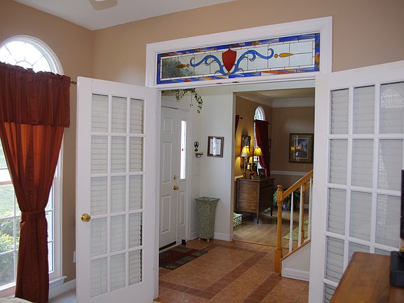 two-story foyer