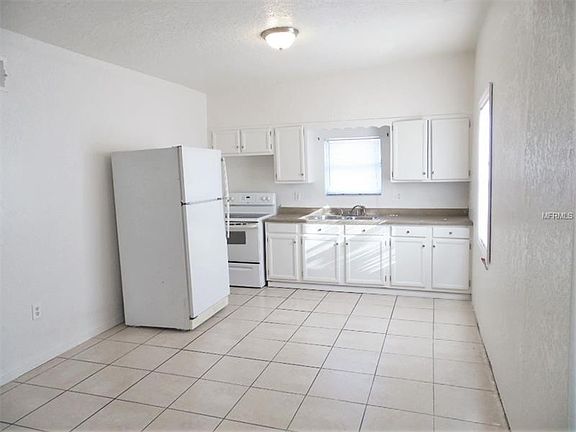 Kitchen with eat in area and open to Living Room