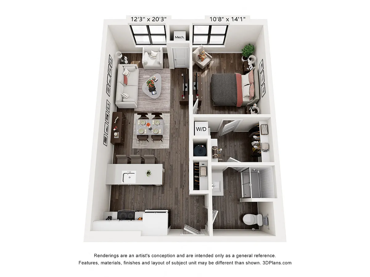 Floor plan HQ-1E