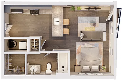 Floor plan South Bank-0A East