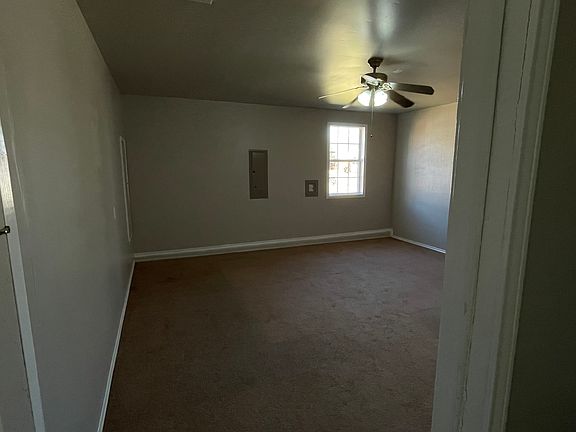 This is the garage that has been turned in to a room.