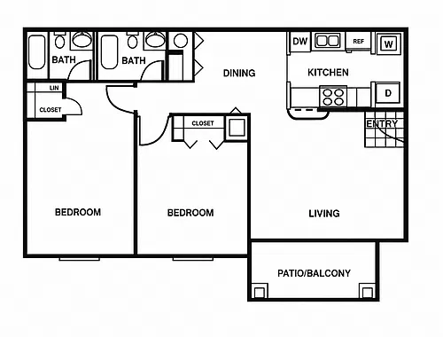 Floor plan 2X2