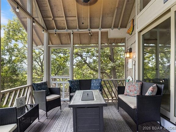 Screened deck