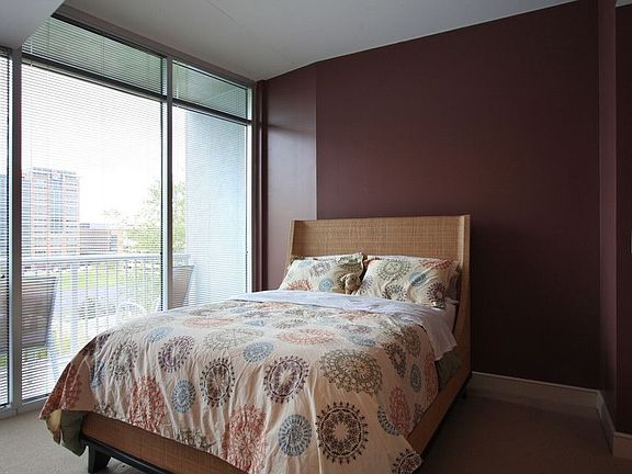 Bedroom is completely enclosed and private.