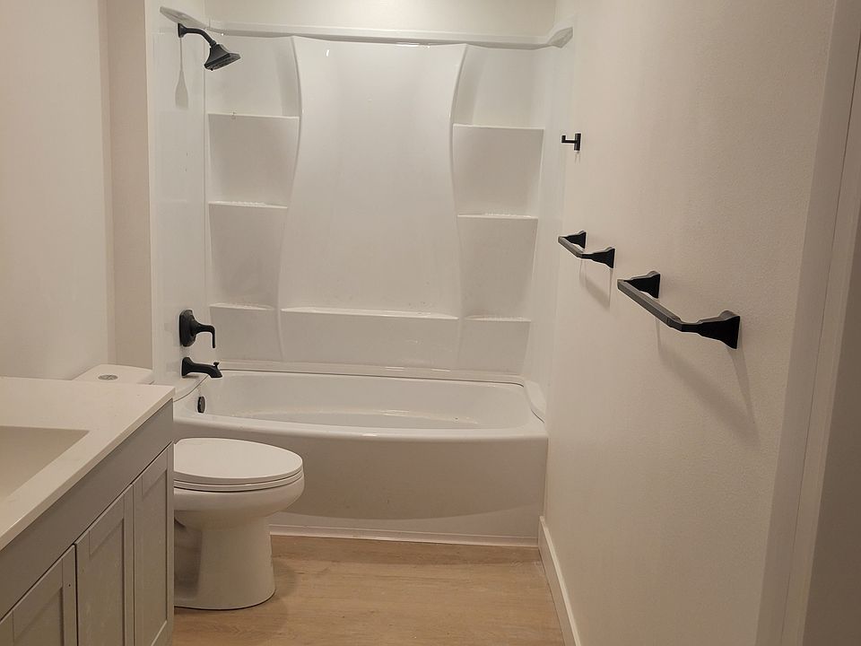 Moder bathroom with tub and shower