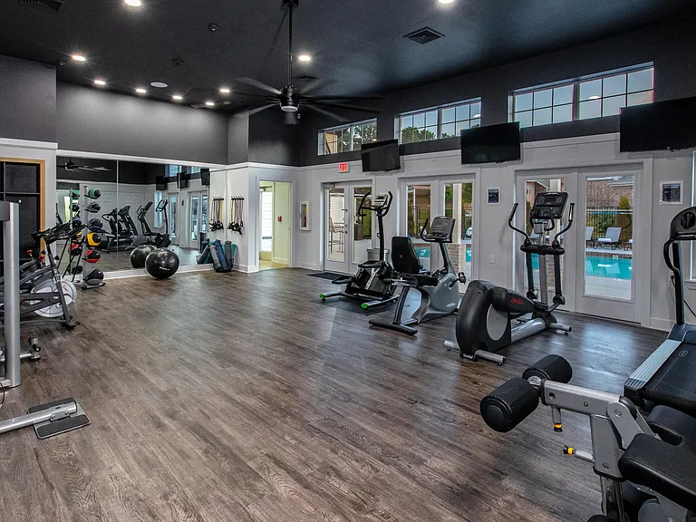 Our fitness center is fully stocked with cardio and weight training equipment, ensuring you can enjoy full-body workouts at your convenience.