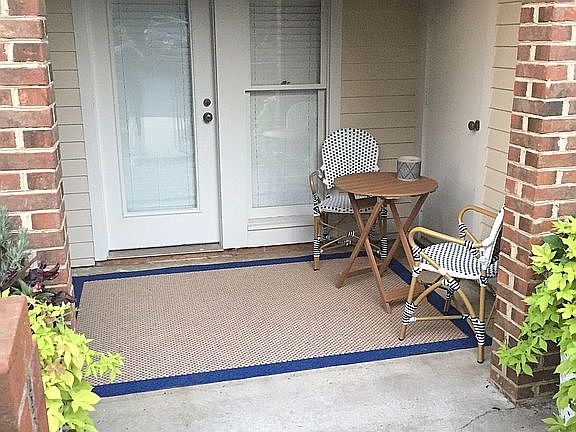 Welcome home gated patio