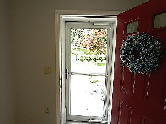 Inside Foyer
Looking out