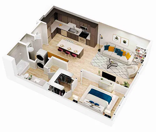 Floor plan Miller