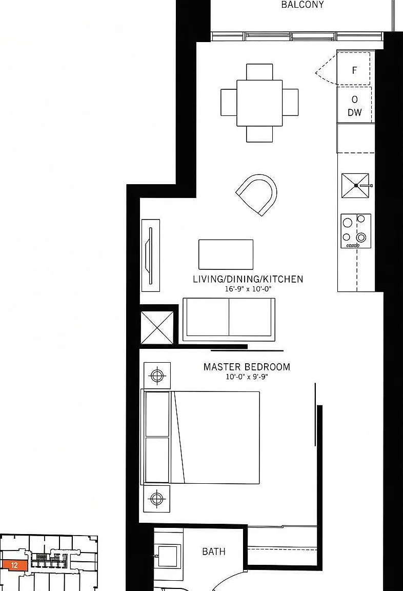 1 bed, $2,100 — Photo 1