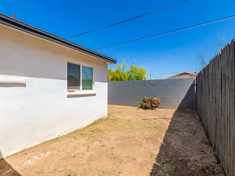 Another view of backyard