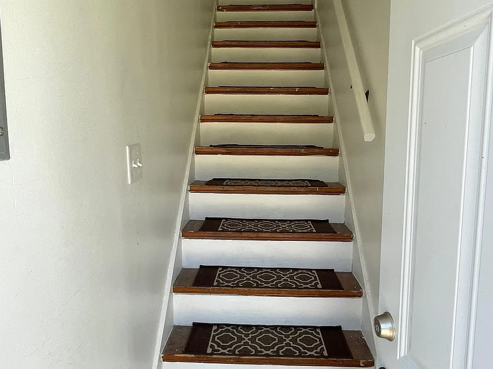 Stairs leading to unit