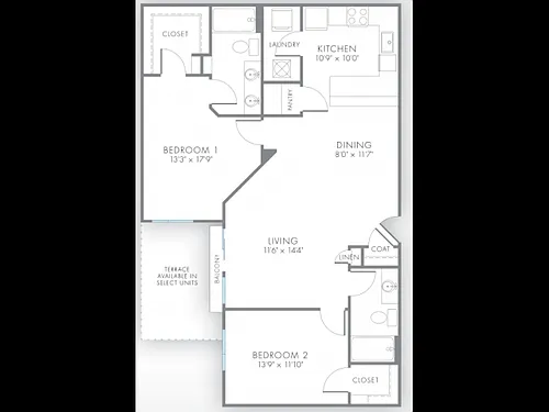 Floor plan Deco