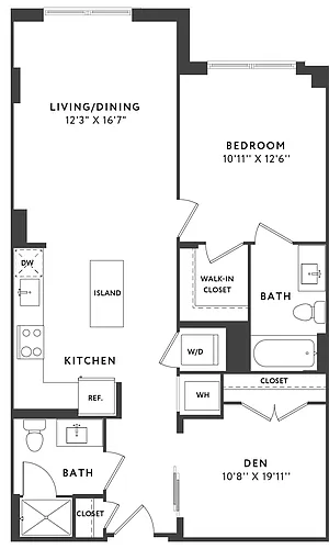 Floor plan B4 Den